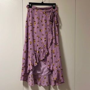 NWT floral midi skirt